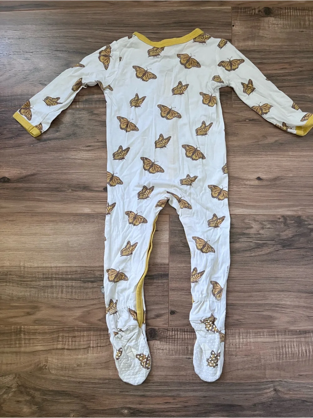 Kyte Baby monarch snap footed romper
